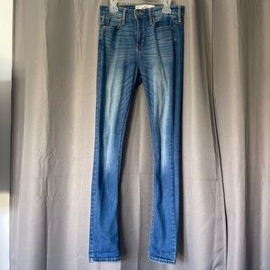 Medium-Dark Wash Hollister Mid-Rise Jeans